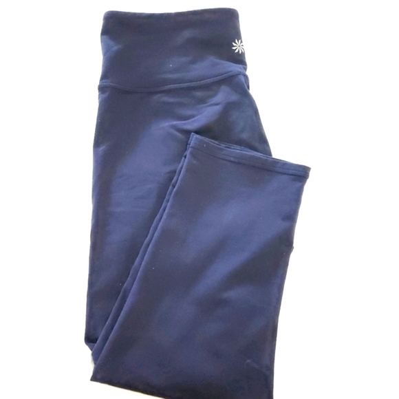 Athleta Women's Navy Cropped Leggings Size M - Picture 4 of 8